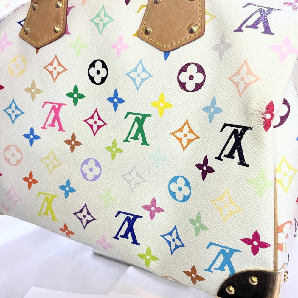 SOLD 💸Louis Vuitton Murakami Tekashi multi color Speedy 30 Limited Edition - Picture 10 of 16